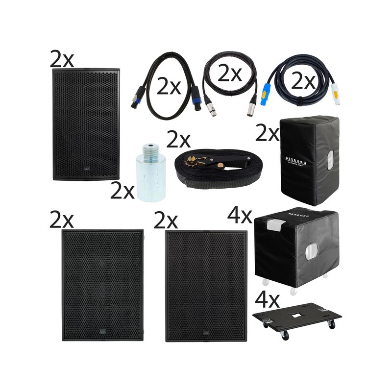SEEBURG ACOUSTIC LINE K24/1801 Power Tower Bundle RAZGLAS