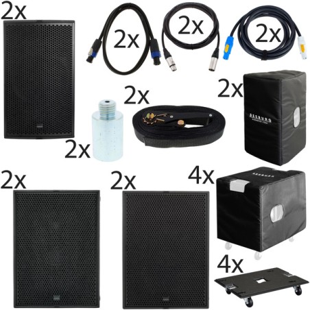 SEEBURG ACOUSTIC LINE K24/1801 Power Tower Bundle RAZGLAS