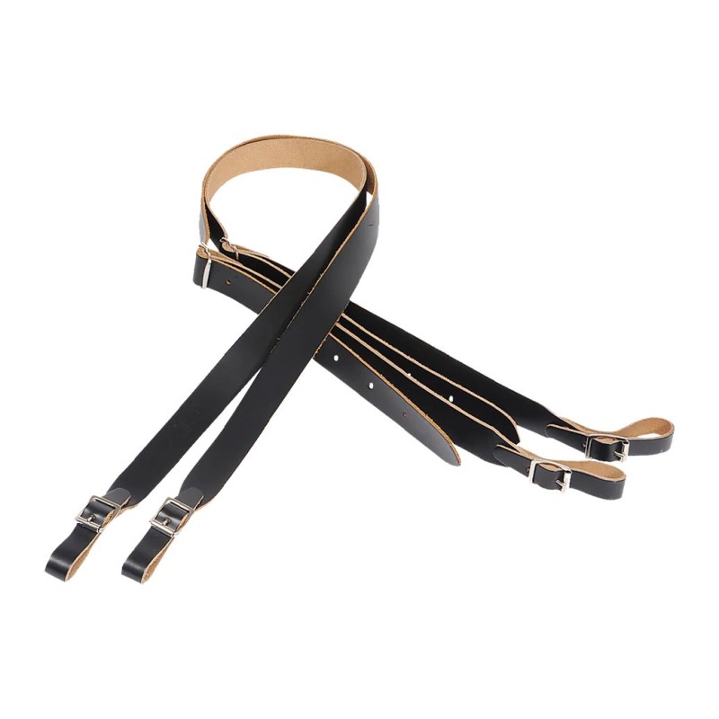 LEVY'S 1" M18-BLK HARMONIKA KOŽNI REMEN
