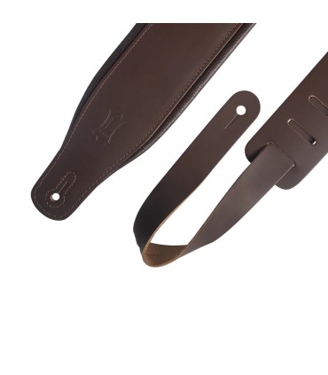 LEVY'S 3"  TOP GRAIN LEATHER M26PD-DBR_DBR REMEN
