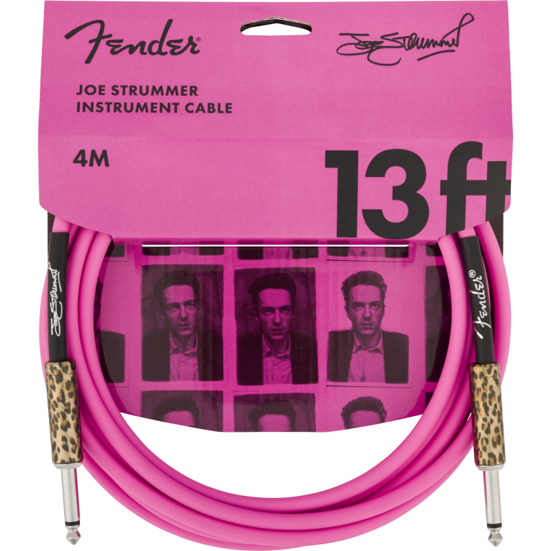 FENDER INSTRUMENT STRUMMER PINK LEOPARD 4 m KABEL