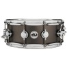 DW COLLECTORS SATIN BLACK OVER BRASS 14X5.5 SNARE