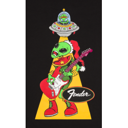 FENDER UGLY CHRISTMAS TEE ALIEN BLK L MAJICA