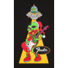 FENDER UGLY CHRISTMAS TEE ALIEN BLK L MAJICA