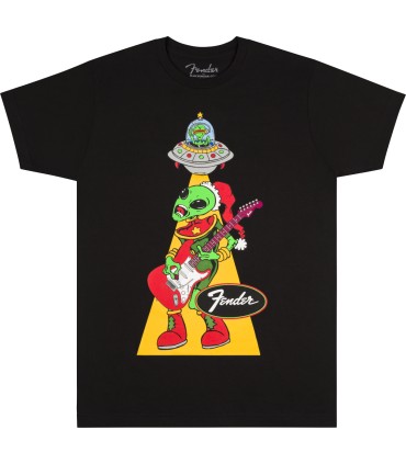 FENDER UGLY CHRISTMAS TEE ALIEN BLK XL MAJICA