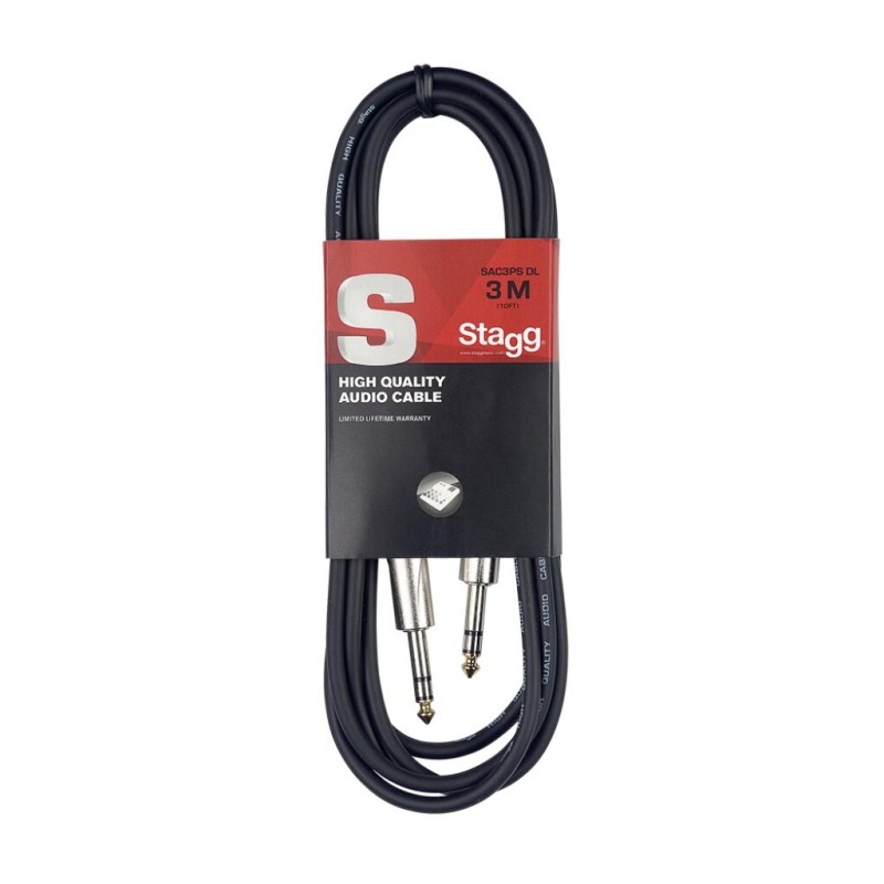 STAGG PATCH.SAC3PS DL jack ST-jack ST KABEL