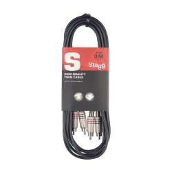 STAGG PATCH.STC3C 3m činč-činč KABEL