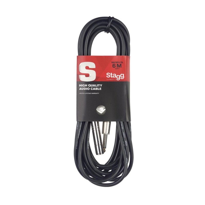 STAGG PATCH SAC6PJ DL ženski jack-jack KABEL