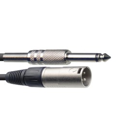 STAGG PATCH. SAC3PXM  jack-xlr M KABEL