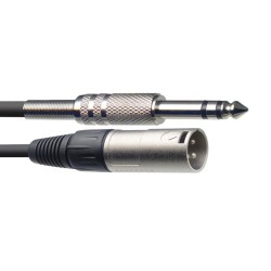 STAGG PATCH SAC6PSXM DL jack st.-XLR M 6m KABEL