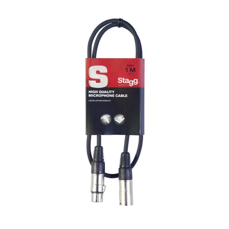 STAGG MIKROFONSKI SMC1 1m xlrM-xlrŽ KABEL