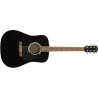 FENDER FA-115 DREADNOUGHT PACK V2 BLACK WN GITARA AKUSTIČNA