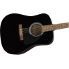 FENDER FA-115 DREADNOUGHT PACK V2 BLACK WN GITARA AKUSTIČNA