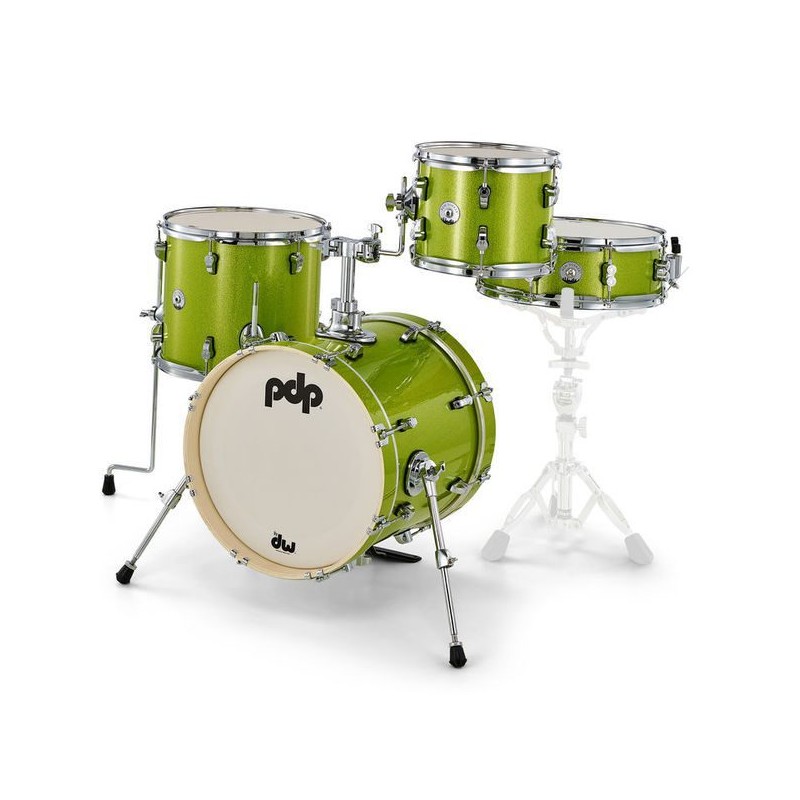 PDP NEW YORKER green sparkle SHELL SET (16,10,13,14) BUBANJ