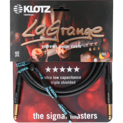 KLOTZ INSTRUMENTALNI LA-GPP0300 LaGrange black 3m ravni KABEL