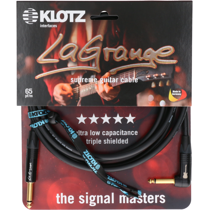 KLOTZ INSTRUMENTALNI LA-GPR0600 LaGrange black 6m kutni KABEL