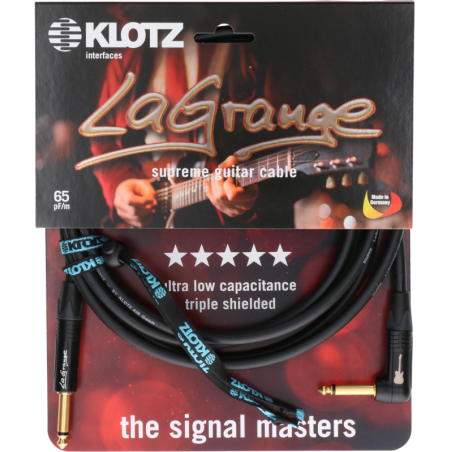 KLOTZ INSTRUMENTALNI LA-GPR0600 LaGrange black 6m kutni KABEL