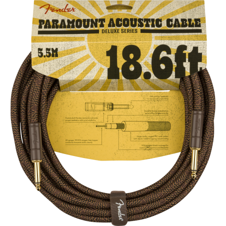 FENDER INSTRUMENT PARAMOUNT 18.6' ACOUSTIC 5,5m KABEL