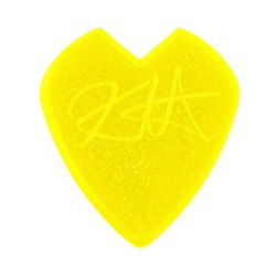 JIM DUNLOP KIRK HAMMETT YELLOW SPARKLE JAZZ TRZALICE
