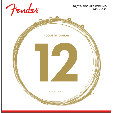 FENDER GITARA AKUSTIČNA 70L 80/20 BRONZE 12-52 ŽICE