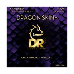 DR DAP-11 PHOSPHOR BRONZE DRAGON SKIN+ 11-50 ŽICE