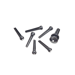 D'ADDARIO PWPS10 EBONY WITH IVORY DOT SET ČEPIĆI