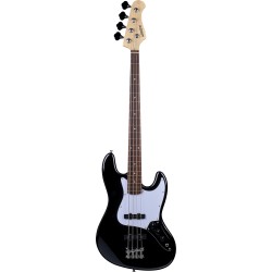 ARROW LOUISIANA 4 NIGHT BLACK ROSEWOOD/WHITE BAS GITARA