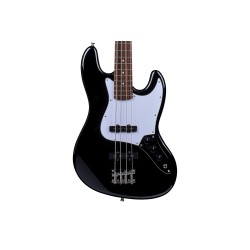 ARROW LOUISIANA 4 NIGHT BLACK ROSEWOOD/WHITE BAS GITARA