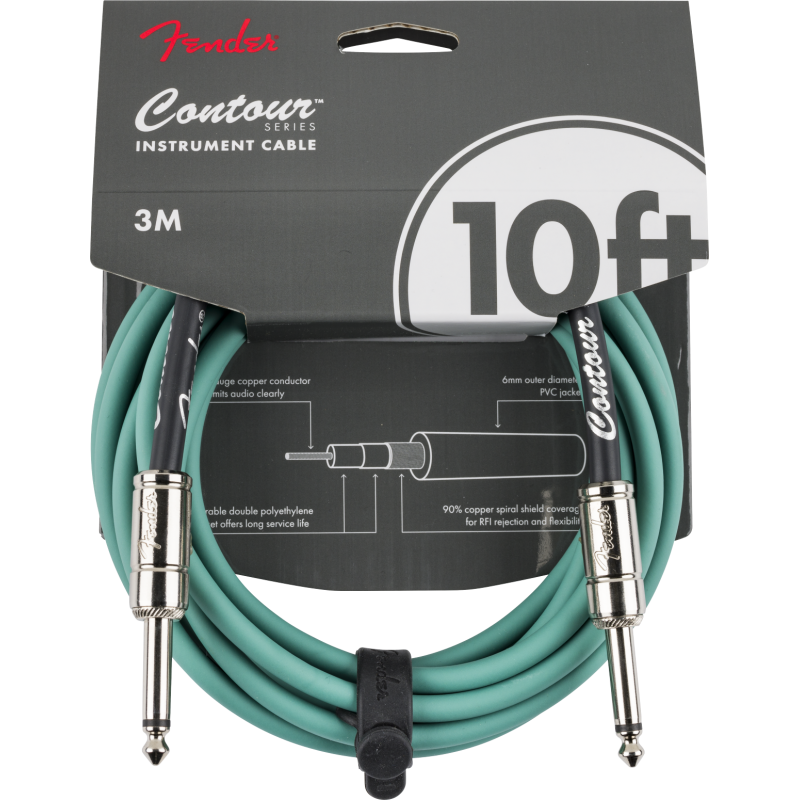 FENDER INSTRUMENT CONTOUR 10' SHG 3m KABEL