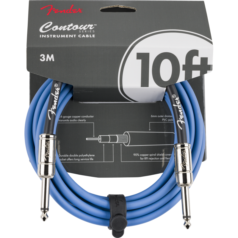 FENDER INSTRUMENT CONTOUR 10' LPB 3m KABEL