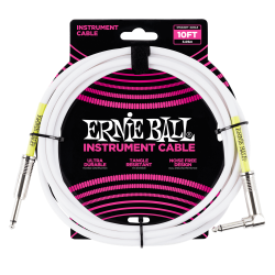 ERNIE BALL INSTRUMENTALNI 6049 white 3m KABEL