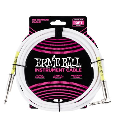 ERNIE BALL INSTRUMENTALNI 6049 white 3m KABEL