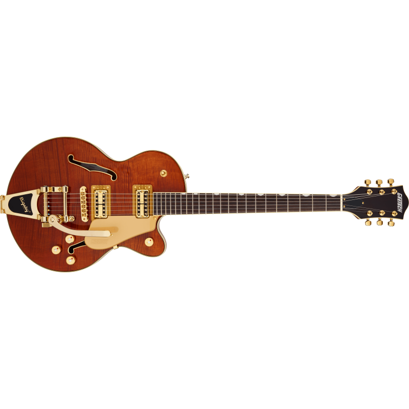 GRETSCH ELECTROMATIC BROADKASTER JR FLAME OKOUME LTD GITARA ELEKTRIČNA