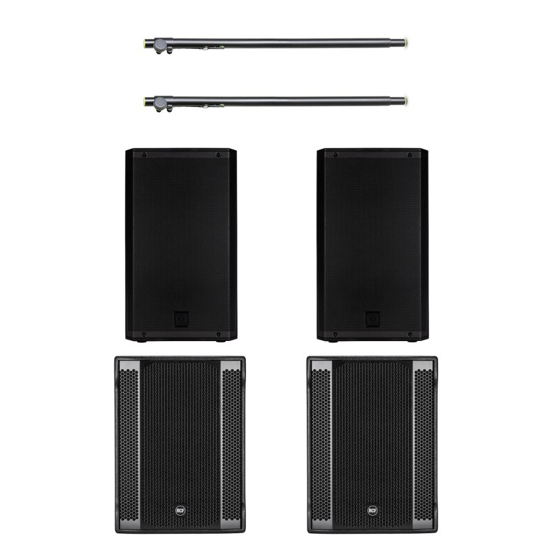 RCF ART 912-A/905-AS II Bundle Set RAZGLAS