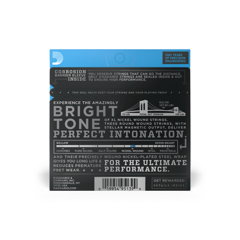 D'ADDARIO ELEKTRIKA EXL116 11-52 ŽICE