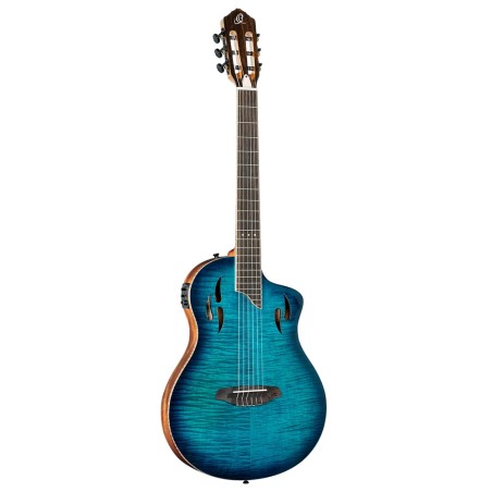ORTEGA RTPDLX-FMA + torba TOURPLAYER DELUXE GITARA ELEKTRO-KLASIČNA