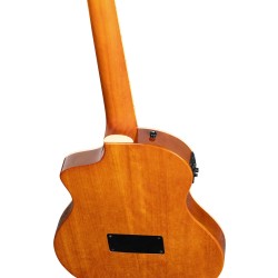 ORTEGA RTPDLX-FMA + torba TOURPLAYER DELUXE GITARA ELEKTRO-KLASIČNA