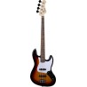 ARROW LOUISIANA 4 TOBACCO BURST ROSEWOOD/WHITE BAS GITARA