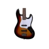 ARROW LOUISIANA 4 TOBACCO BURST ROSEWOOD/WHITE BAS GITARA