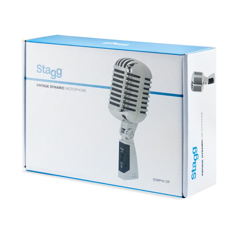 STAGG SDMP40 CHROME VINTAGE MIKROFON