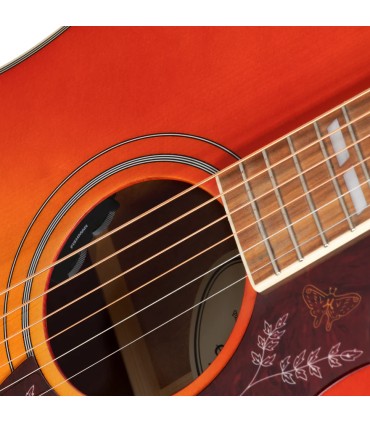 EPIPHONE HUMMINGBIRD STUDIO FADED CHERRY SOLID TOP GITARA ELEKTRO-AKUSTIČNA
