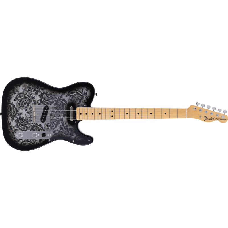 FENDER LTD TELECASTER MN BLACK PAISLEY JP-25 JAPAN GITARA ELEKTRIČNA