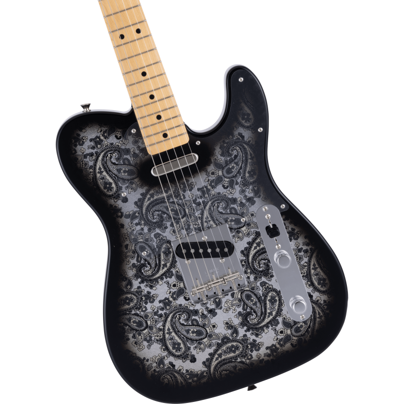 FENDER LTD TELECASTER MN BLACK PAISLEY JP-25 JAPAN GITARA ELEKTRIČNA
