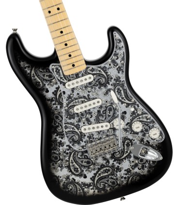 FENDER LTD STRATOCASTER MN BLACK PAISLEY JP-25 JAPAN GITARA ELEKTRIČNA