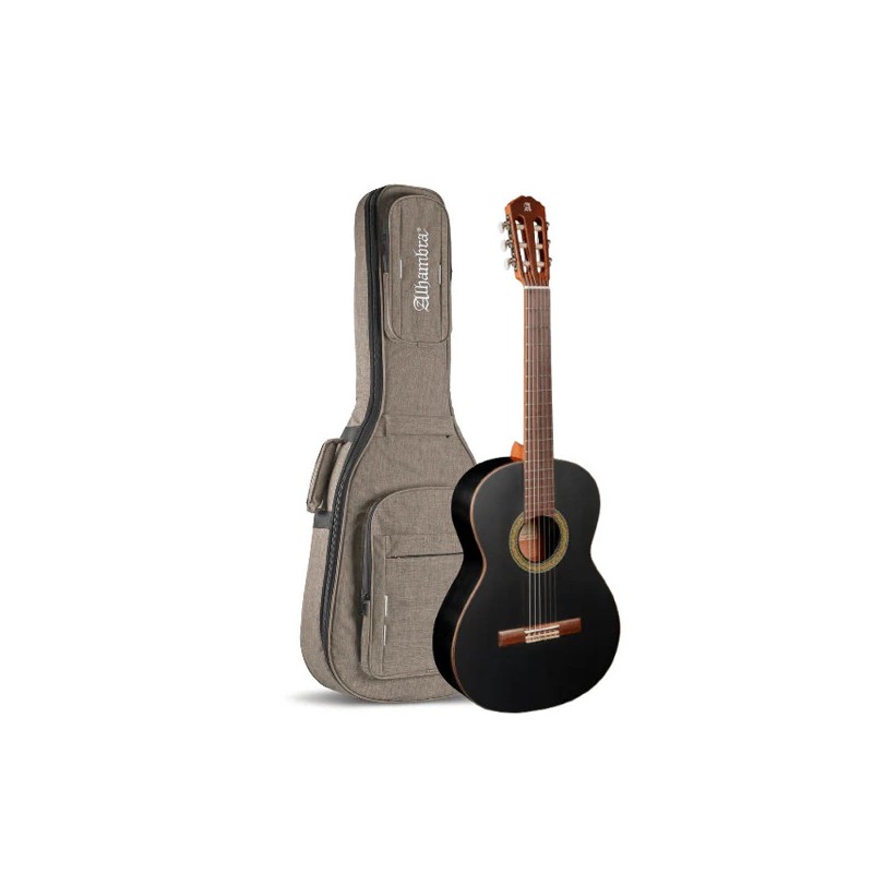 ALHAMBRA 1C BLACK SATIN + NAVLAKA GITARA KLASIČNA