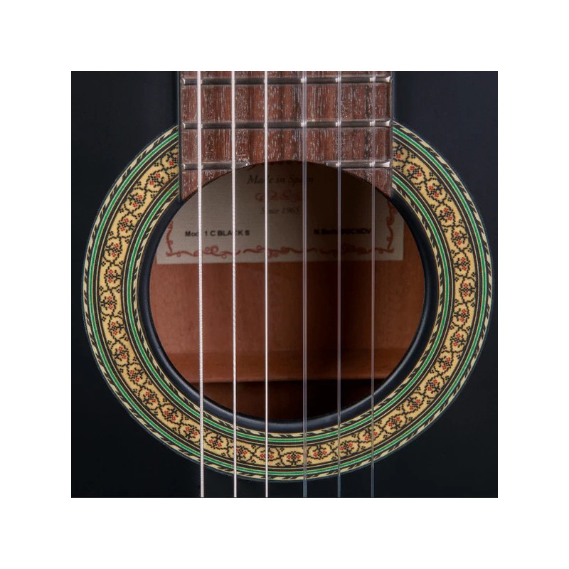 ALHAMBRA 1C BLACK SATIN + NAVLAKA GITARA KLASIČNA