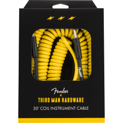FENDER INSTRUMENT THIRD MAN YLW 9m JACK WHITE KABEL