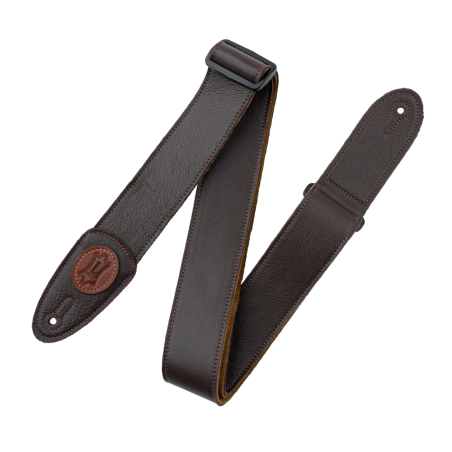 LEVY'S 2" SIGNATURE LEATHER GARMENT DARK BROWN REMEN