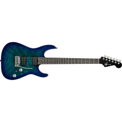 CHARVEL PRO-MOD PLUS DINKY D24 E HH 2PT QM CHLRN BRST GITARA ELEKTRIČNA