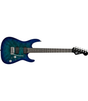 CHARVEL PRO-MOD PLUS DINKY D24 E HH 2PT QM CHLRN BRST GITARA ELEKTRIČNA